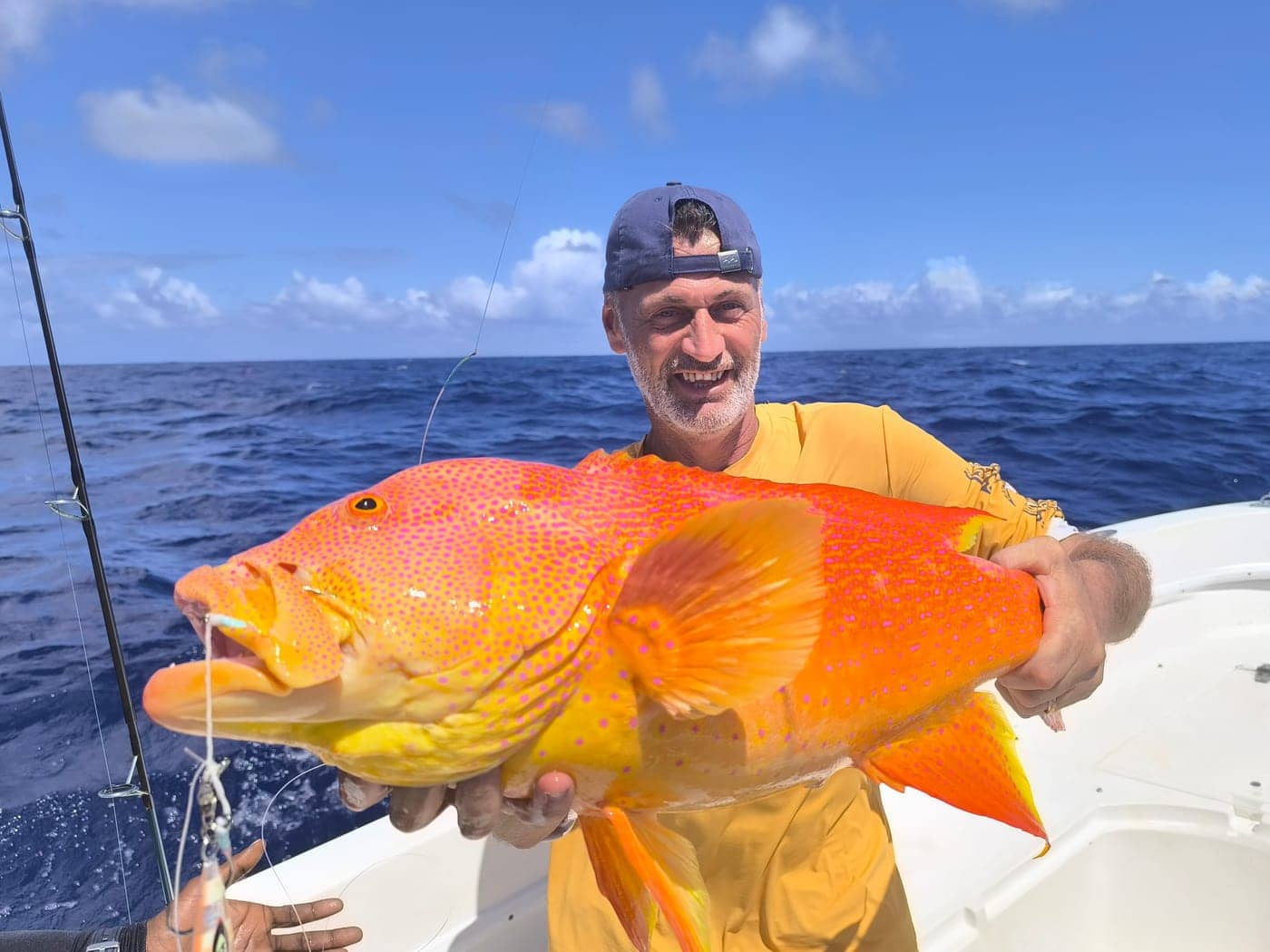 Mérou orange - pêche à Maurice